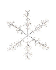 Pre-Lit Large Hanging Snowflake, 81 cm