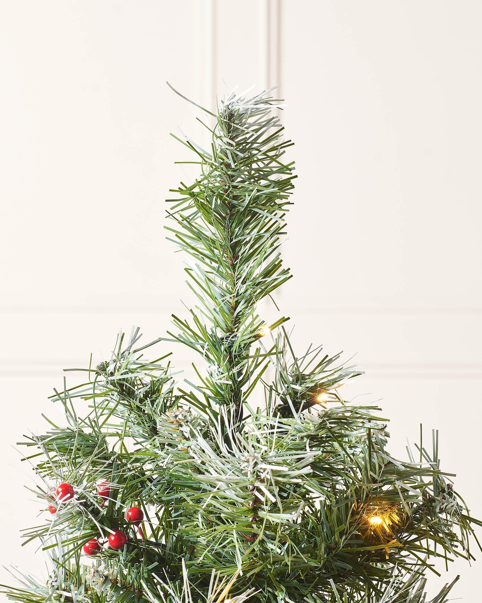 Pre-Lit Scandinavian Blue Spruce Christmas Tree, 4 ft