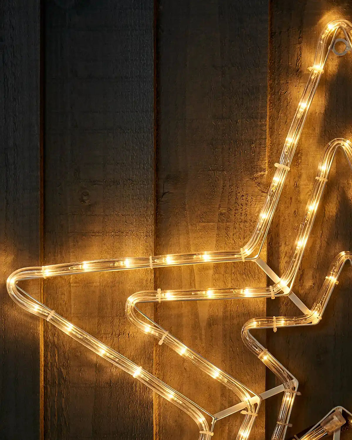 Pre-Lit Flashing Star, Silhouette, 72 cm
