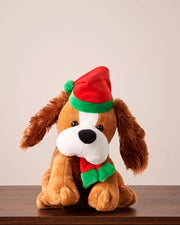 30 cm Standing and Singing Dog with Flapping Ears Christmas Decoration