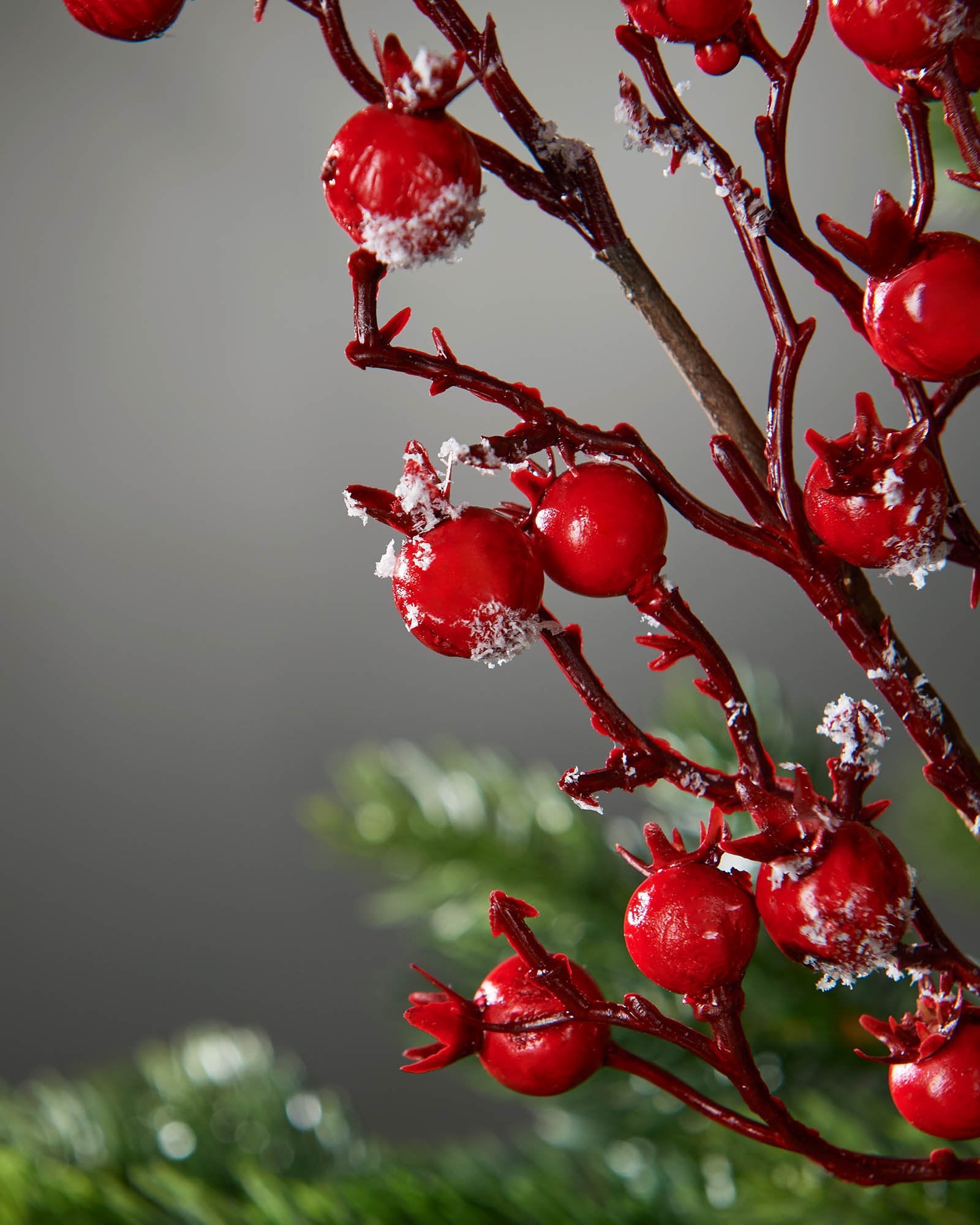 Red Artificial Berries Tree Pick, 57 cm