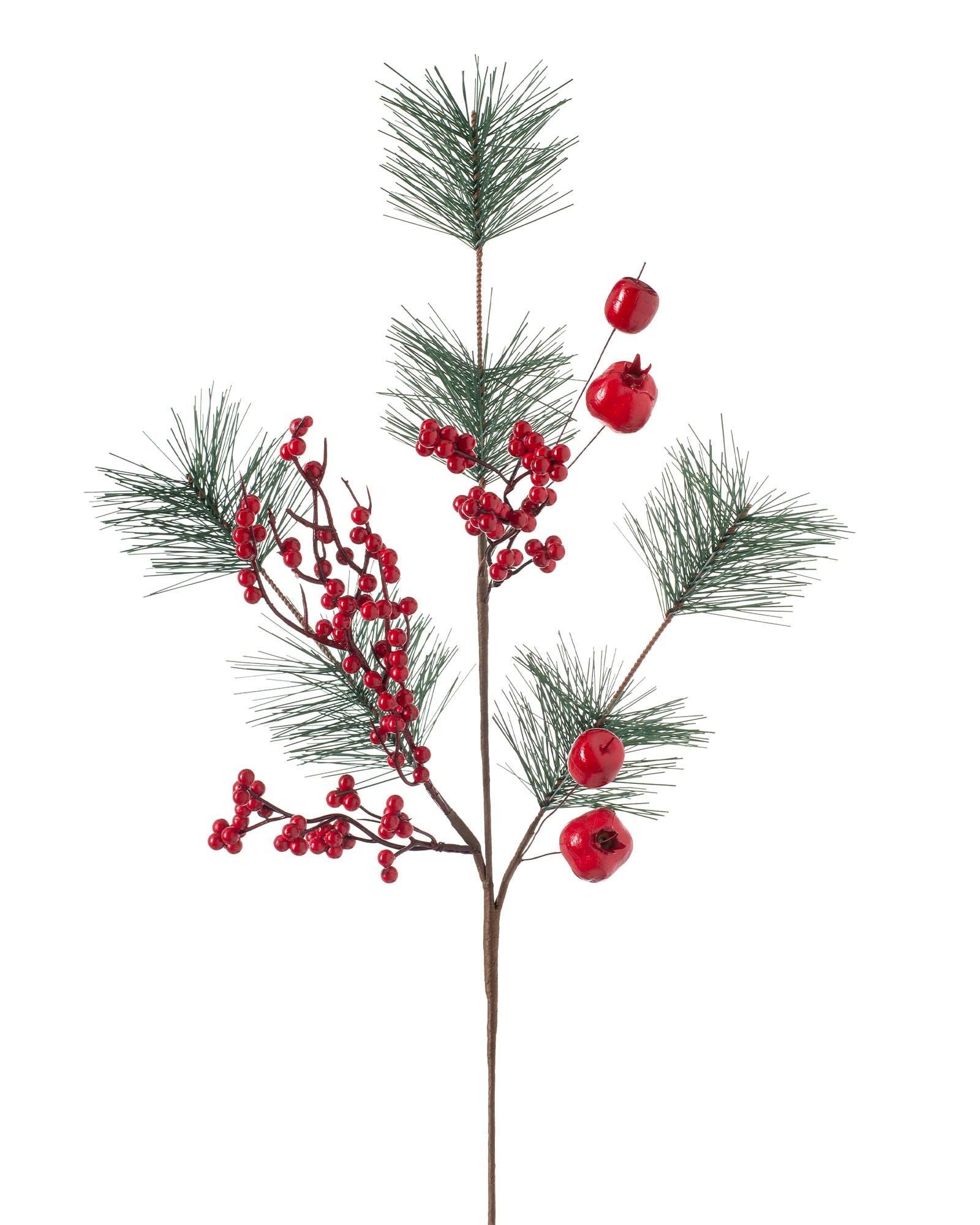 Red Artificial Berries Tree Pick, 66 cm