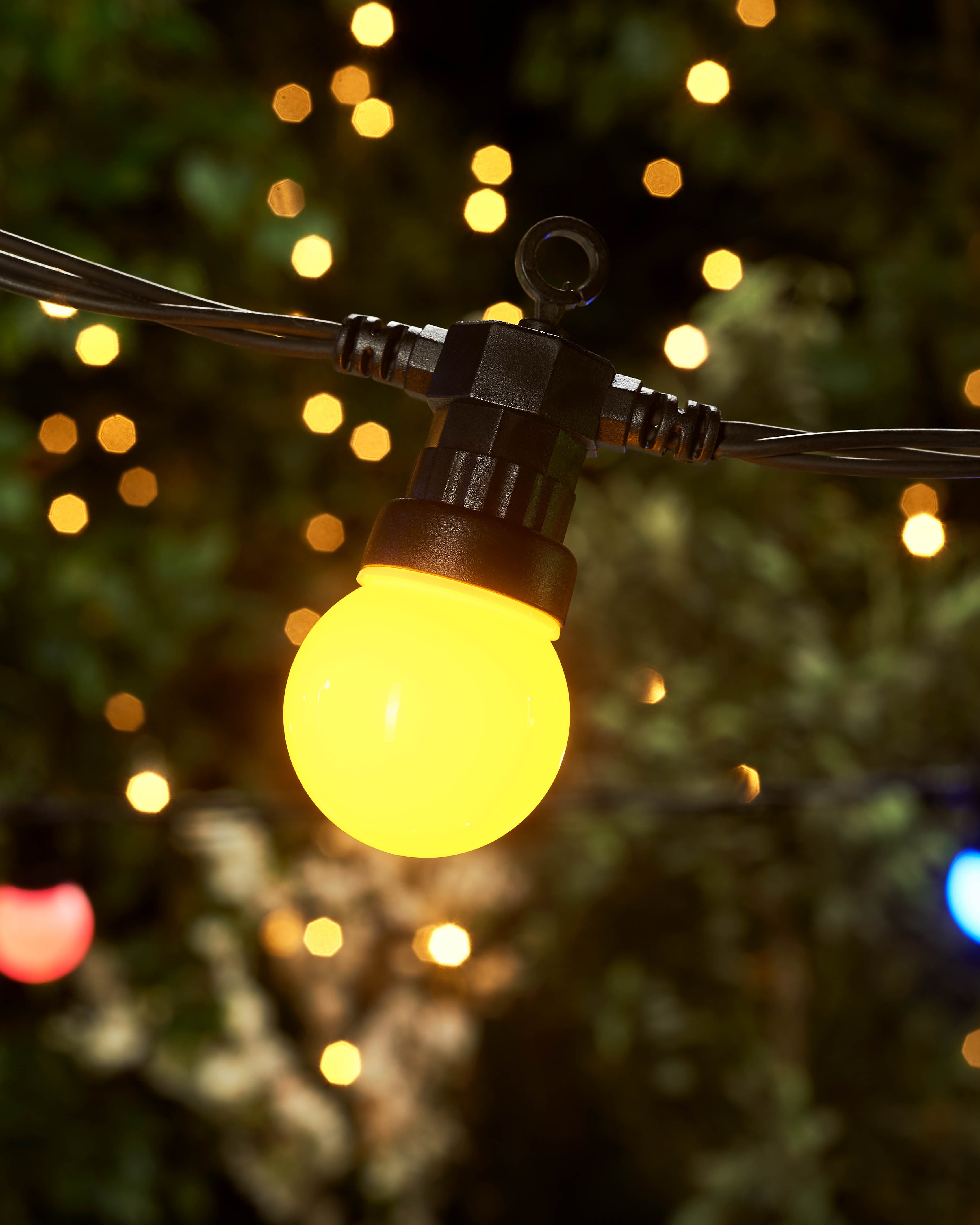 Pro Series Connectable Festoon Lights, Multi Colour