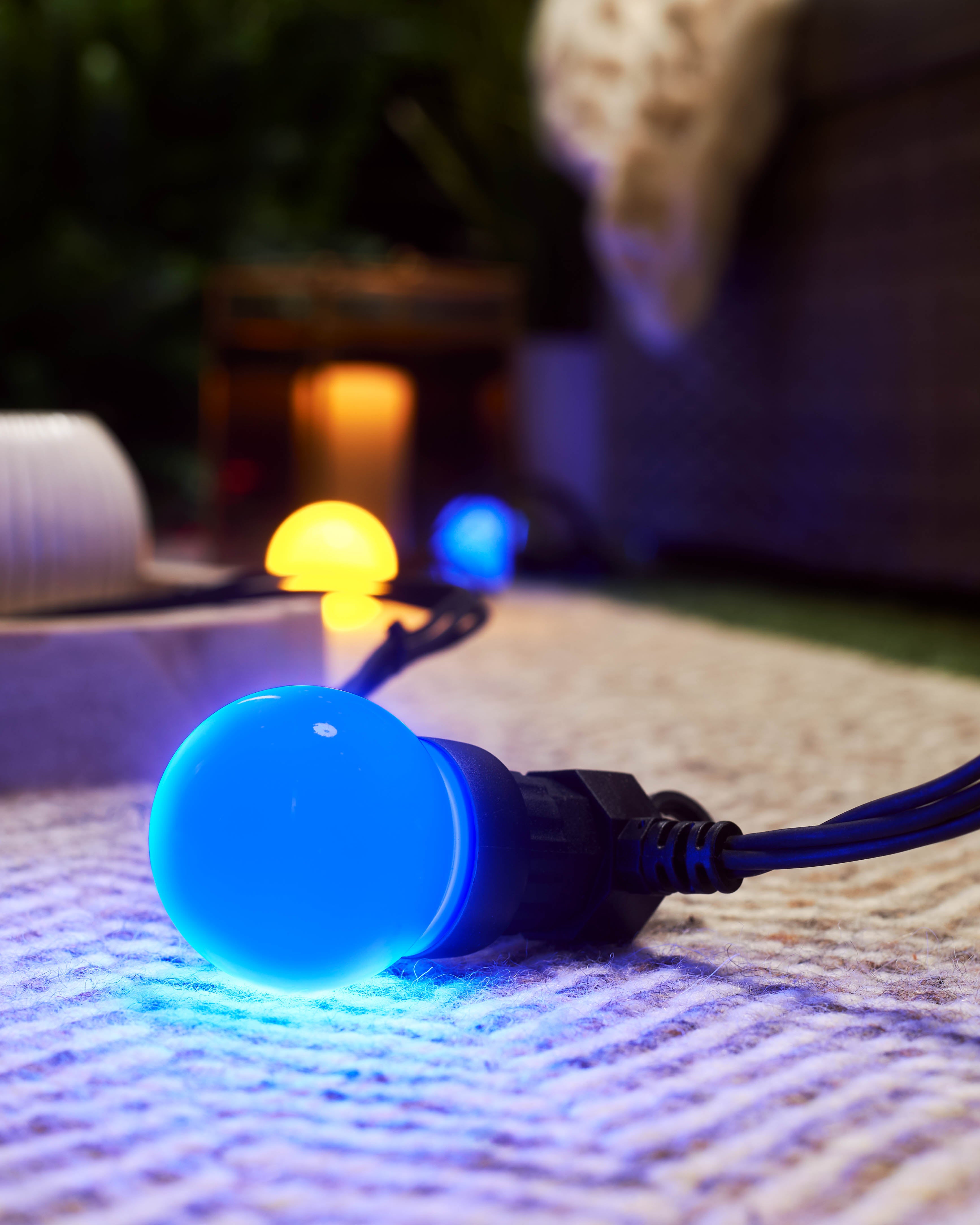 Pro Series Connectable Festoon Lights, Multi Colour