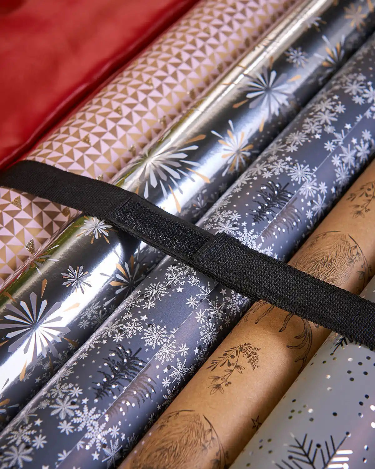 Close up of Velcro fastener inside Wrapping Paper Storage Bag 83cm 