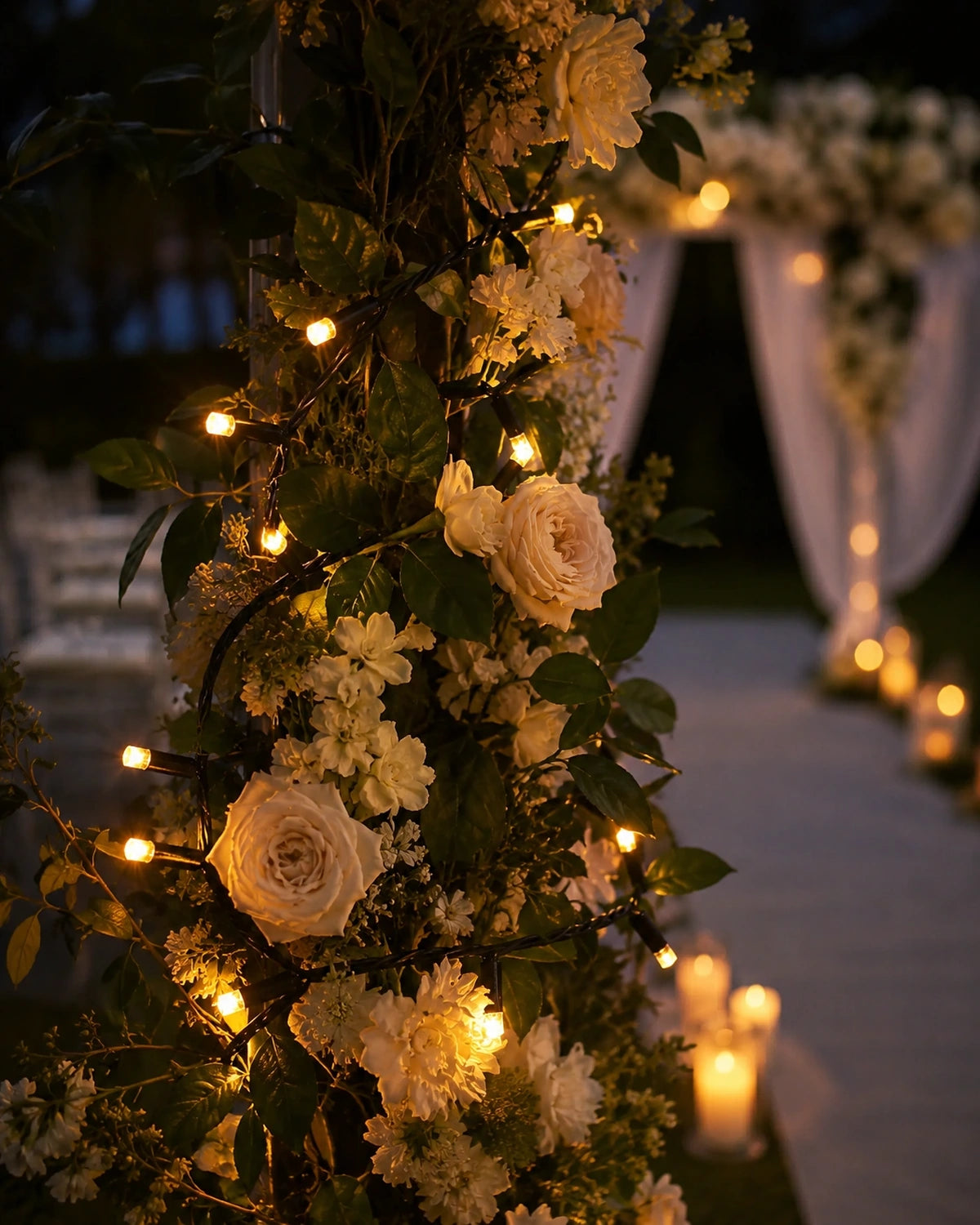Pro Series Connectable Wedding String Lights, Warm White
