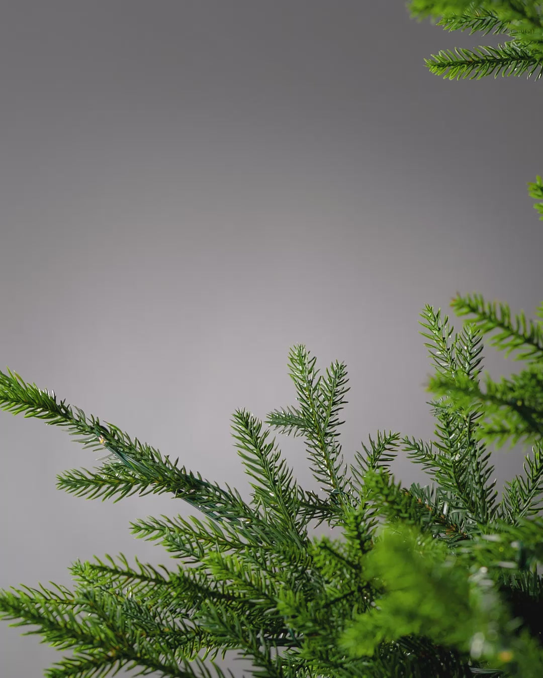 Load video: Red Berry Christmas Tree Spray, 45 cm