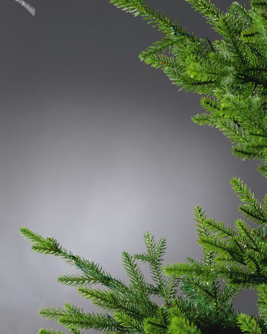 Load video: Glitter Berry Spray, Silver, 80 cm