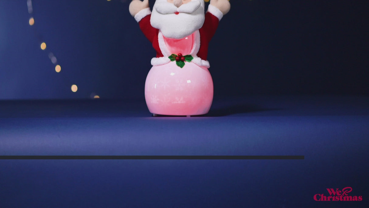 Musical Animated Santa Figurine, 35 cm