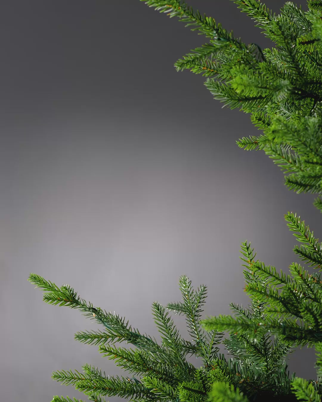 Load video: Red Glitter Berry Christmas Tree Spray, 78 cm