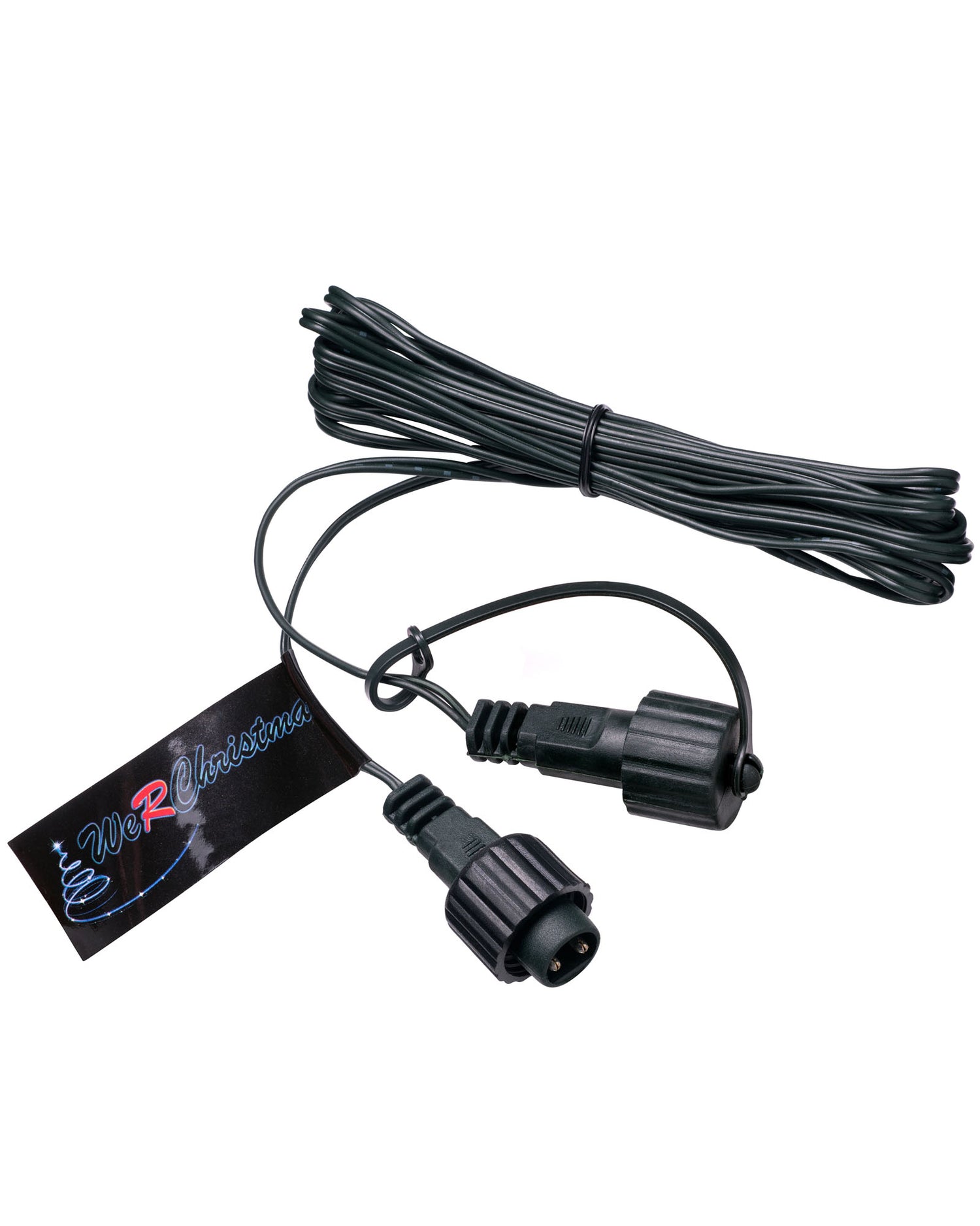 Connectable Extension Cable for LED lights, Black, 1 m We R Christmas