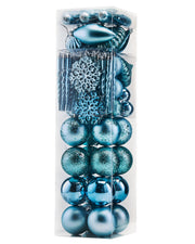 72 Teal Shatterproof Baubles
