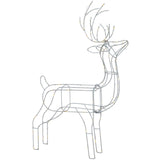 Pre-Lit 3D Standing Reindeer Silhouette, 87 cm