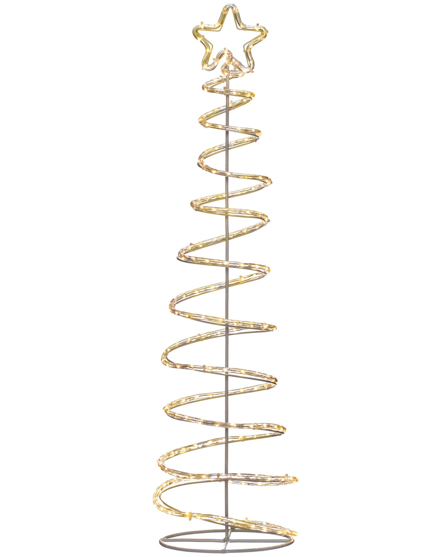 Spiral Tree Rope Light Silhouette, Warm White, 82 cm – We R Christmas