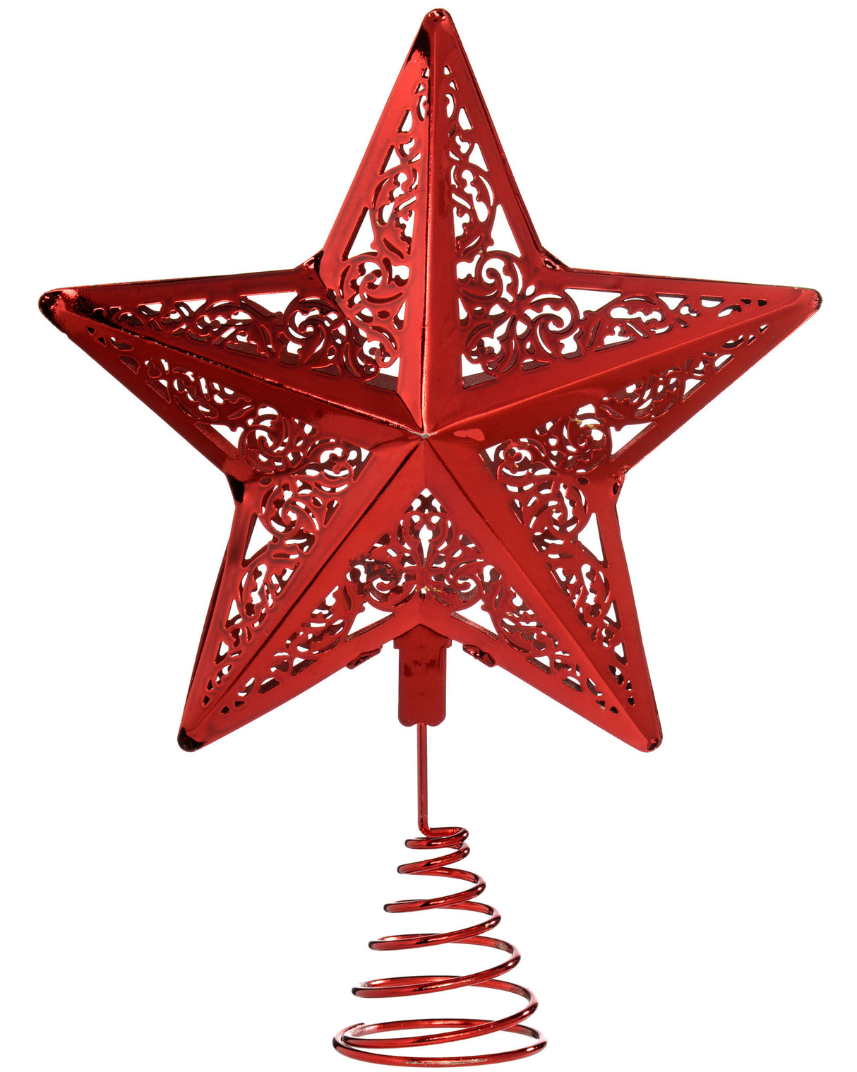 Star Christmas Tree Topper, Red, 30 cm