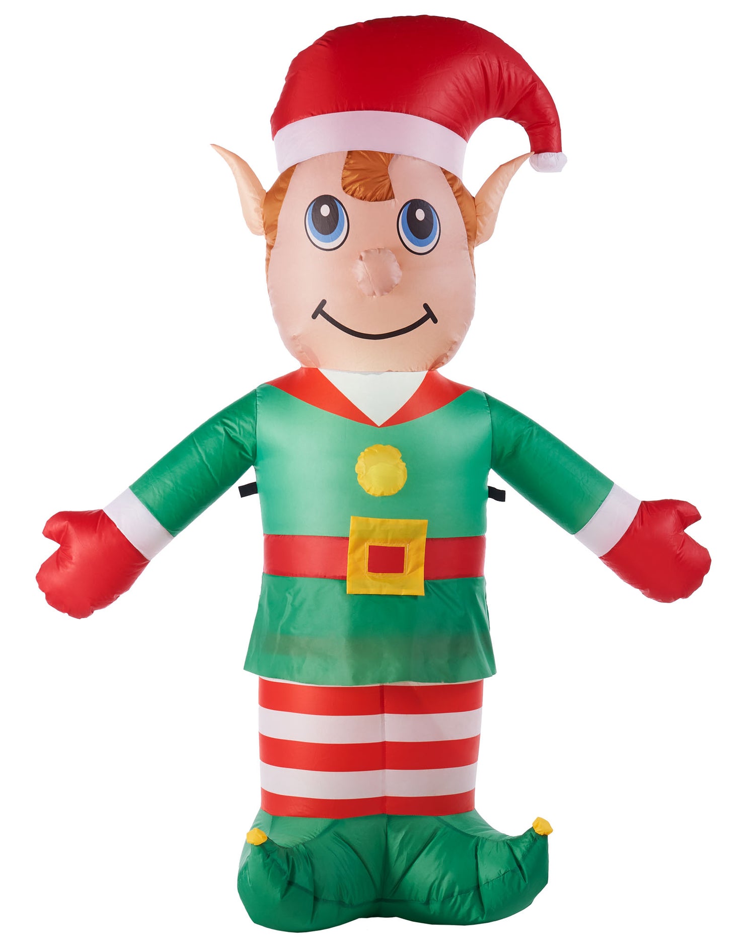 Pre-Lit Inflatable Elf, 5 ft – We R Christmas