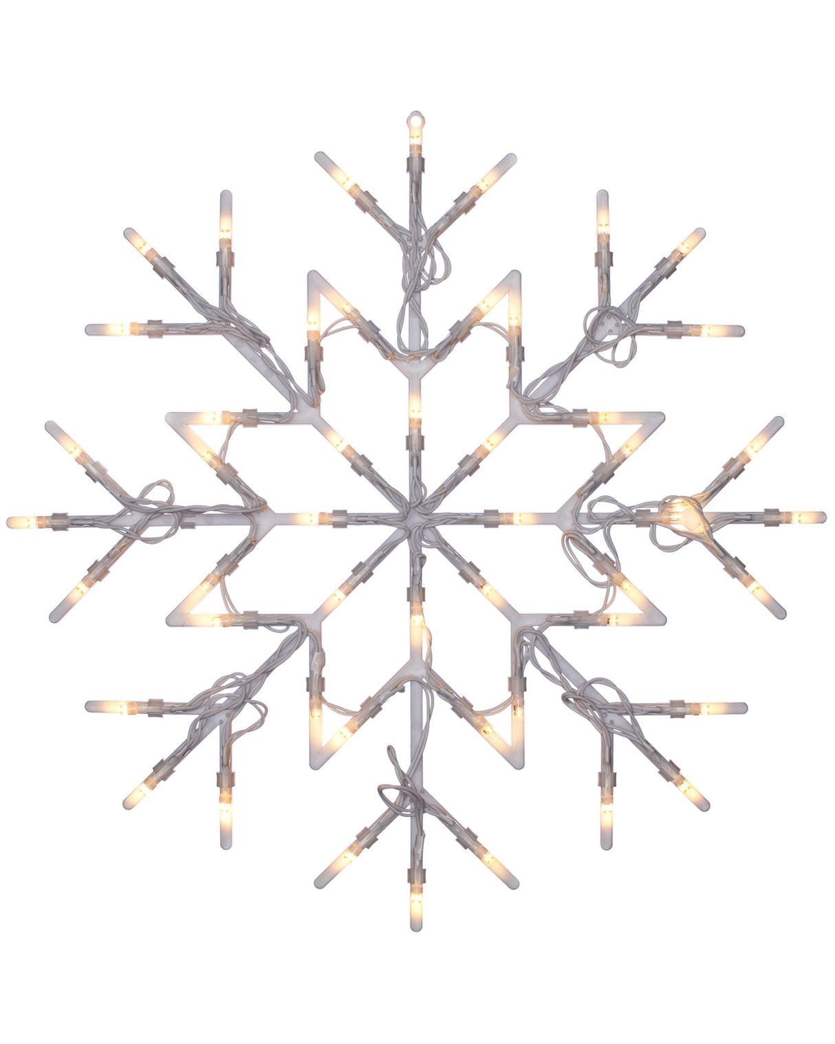Snowflake Silhouette, Warm White, 36 cm