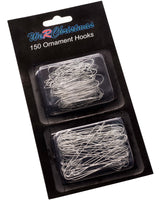 Bauble Ornament Hooks Multi Pack, Silver, Pack of 150