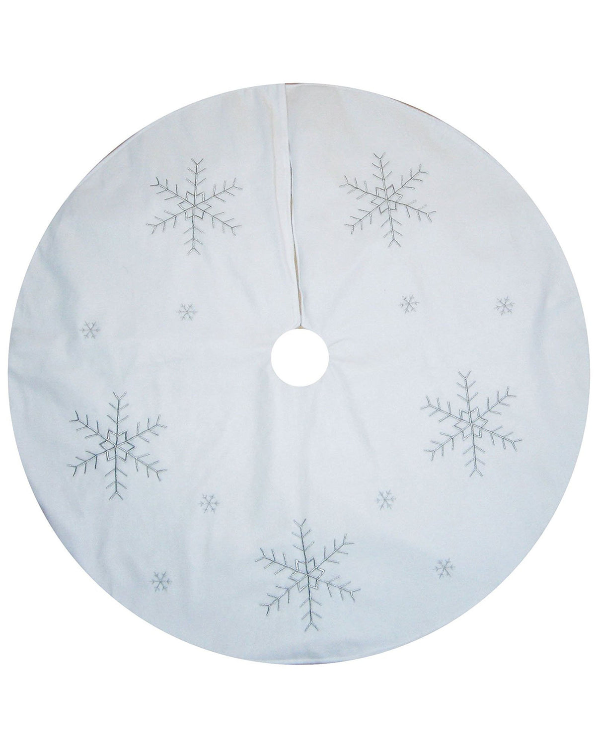 Snowflake Christmas Tree Skirt, 122 cm — We R Christmas