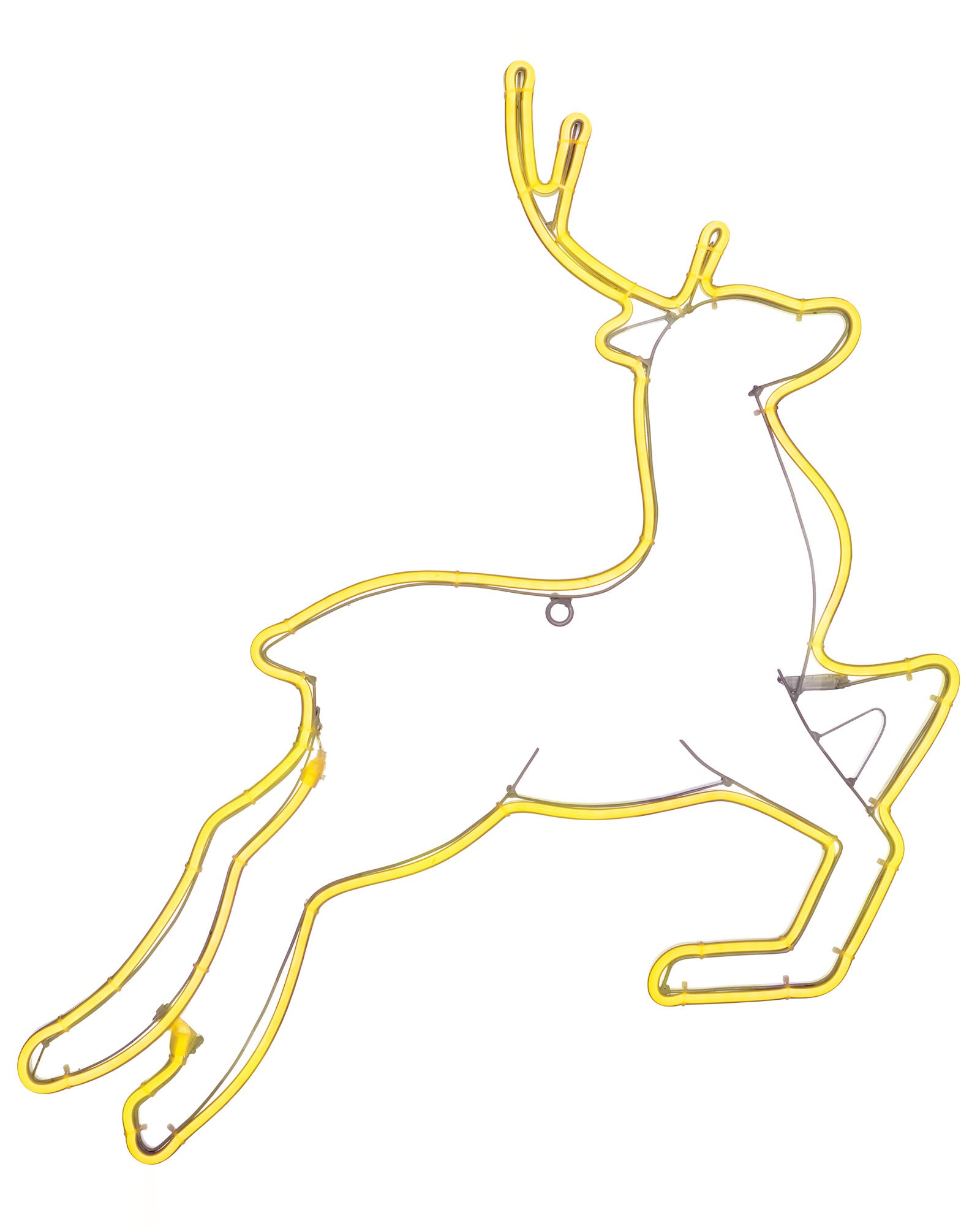 Neon Reindeer Rope Light Silhouette, 60 cm