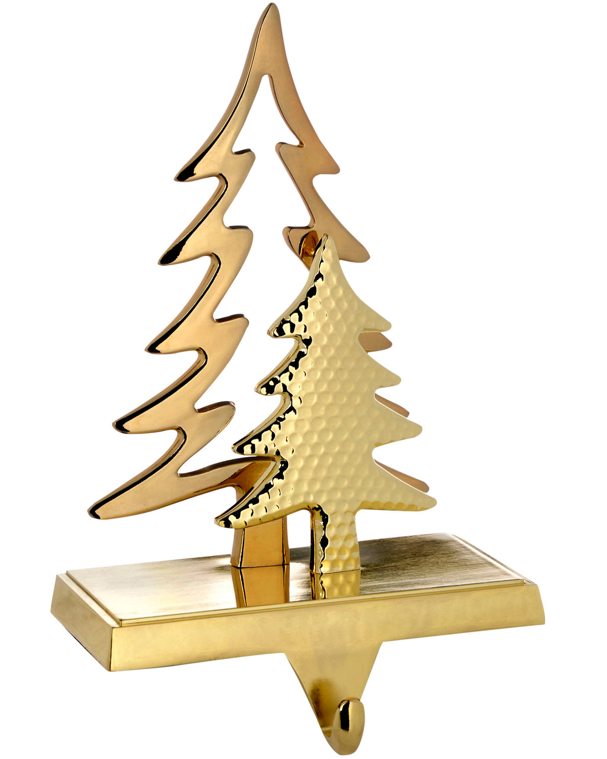 Christmas Tree Stocking Holder, Gold, 18 cm