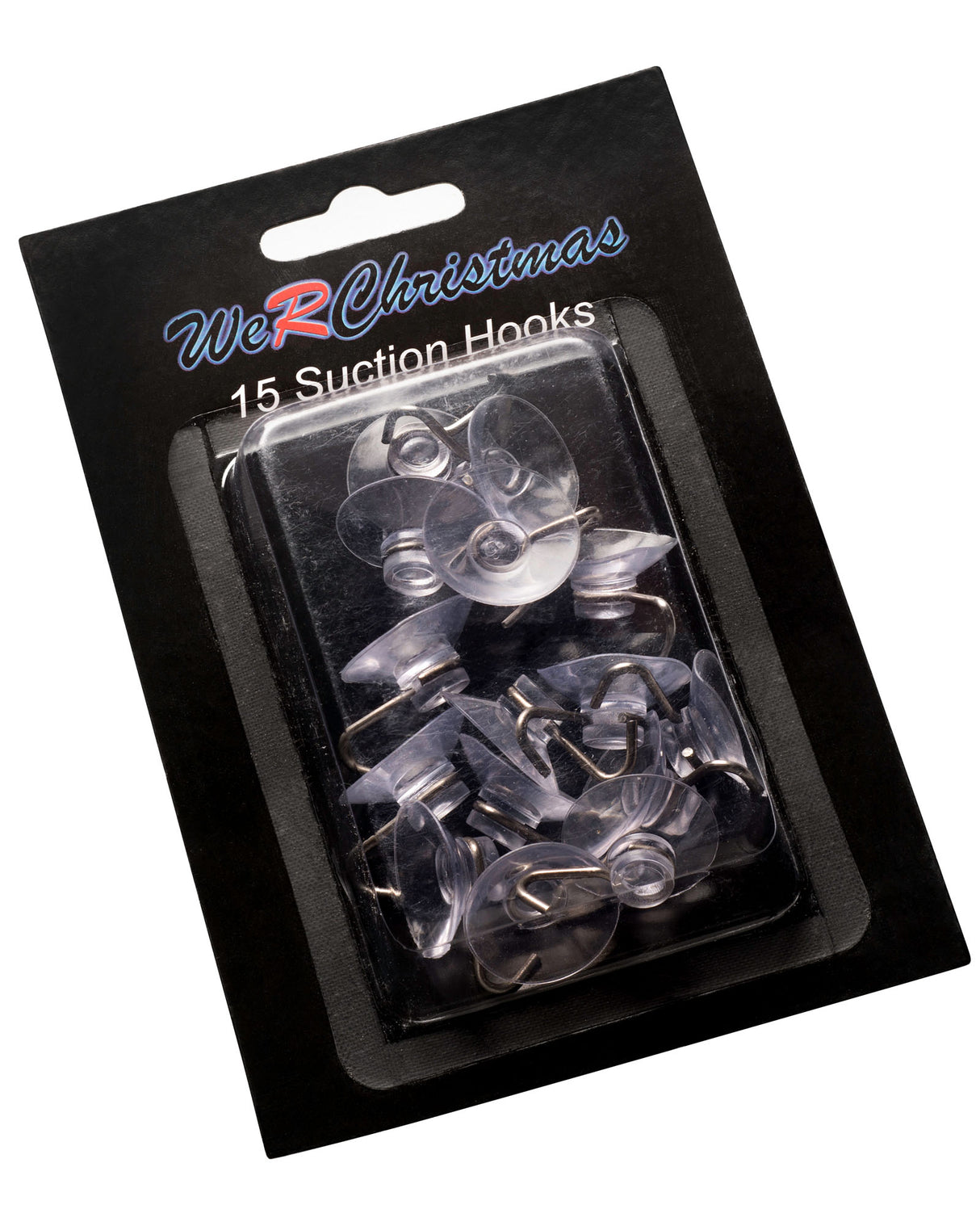 Multi-purpose Suction Clips With Hook, Pack of 15