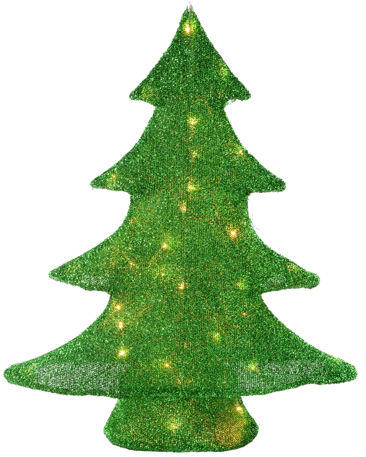 Pre-Lit Christmas Tree Decoration, 62 cm