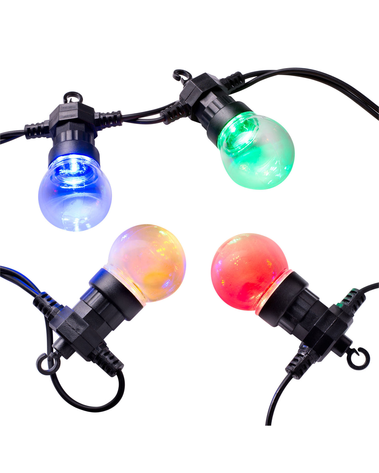 20 LED Connectable Festoon Light String, Multi-Colour, 7.7 m