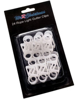 Rope Light Gutter Hooks, Pack of 24