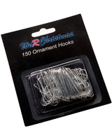 Bauble Ornament Hooks, Silver, Pack of 150