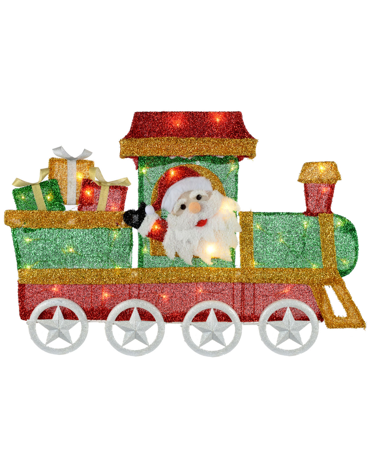 2D Tinsel Train Silhouette, 78 cm