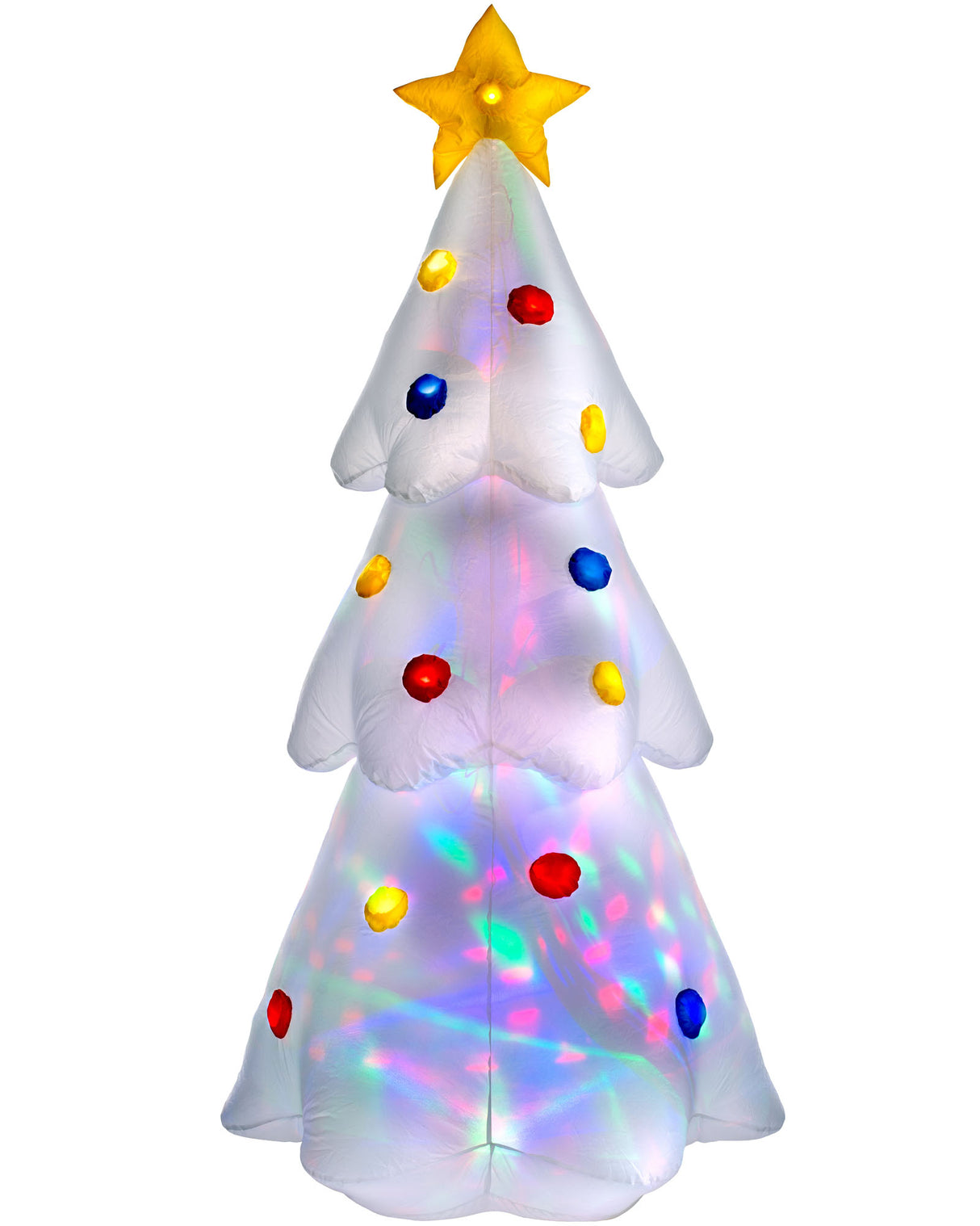 Pre-Lit Inflatable Animated Christmas Tree, 6 ft