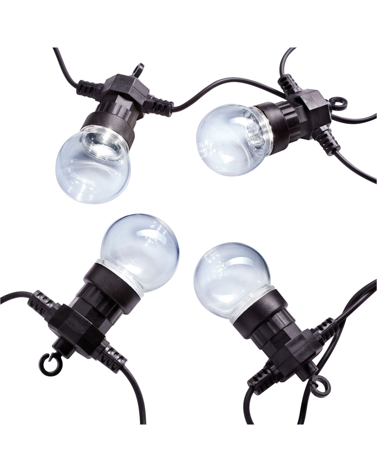 20 LED Connectable Festoon Light String, Bright White , 7.7 m