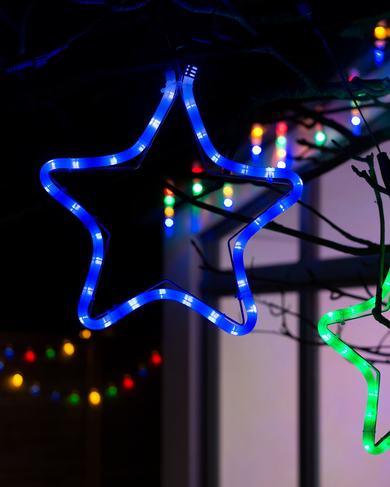 Christmas star rope deals light