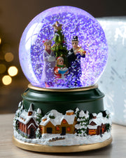 Colour Changing Carolers Snow Globe, 12 cm