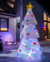 Pre-Lit Inflatable Animated Christmas Tree, 6 ft