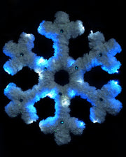Tinsel Snowflake Silhouette, 40 cm
