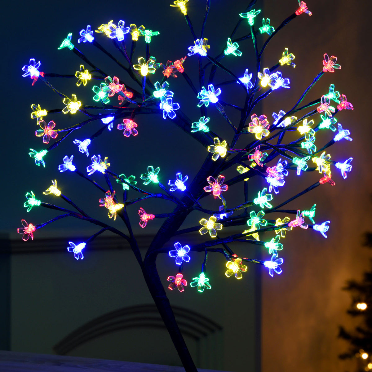 PreLit Cherry Blossom Tree, MultiColour, 2 ft We R Christmas