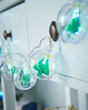 10 Christmas Tree Bauble LED String Lights, 1.8 m