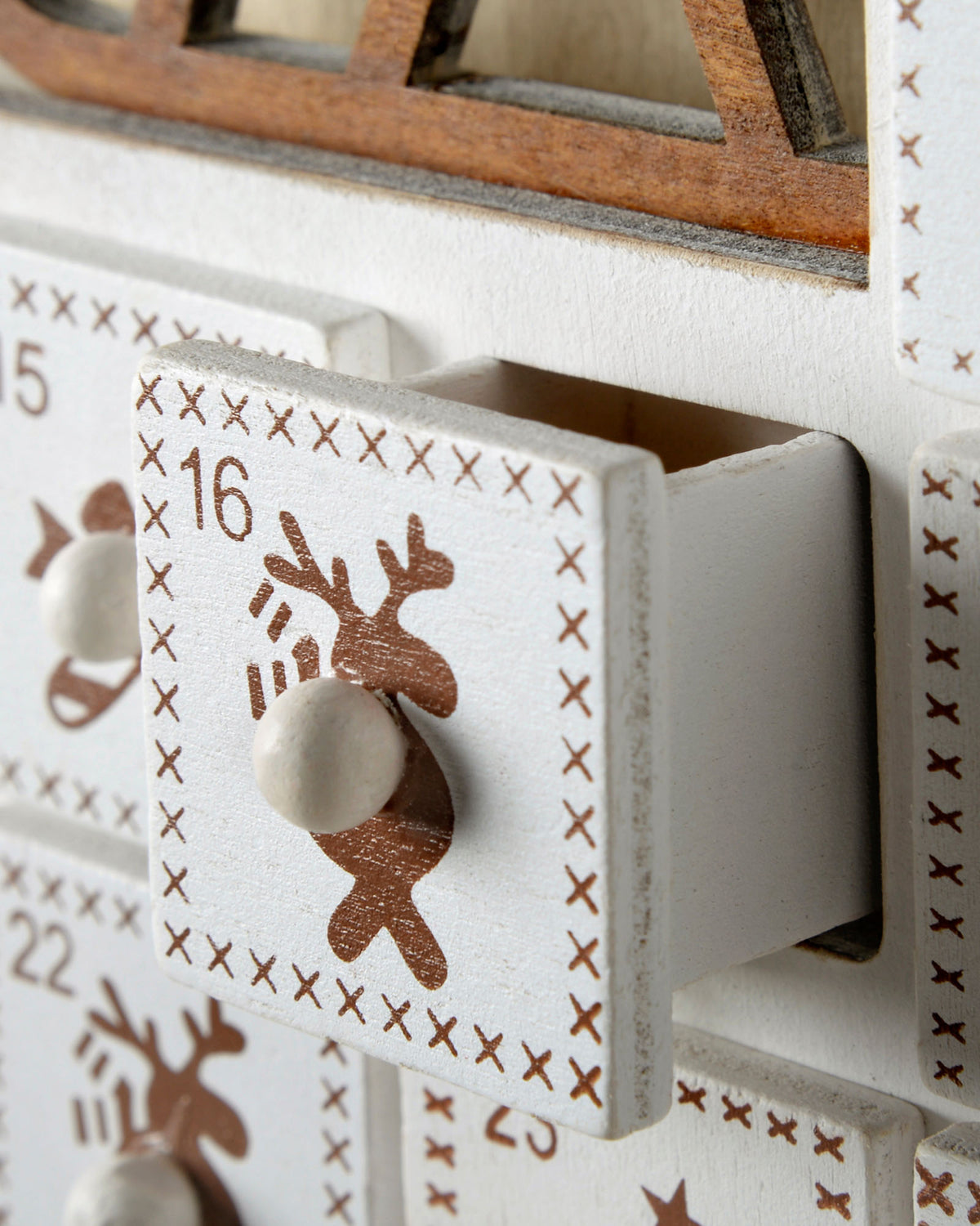 Santas House Advent Calendar, 29 cm