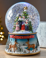 Colour Changing Carolers Snow Globe, 19 cm
