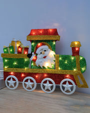 2D Tinsel Train Silhouette, 78 cm