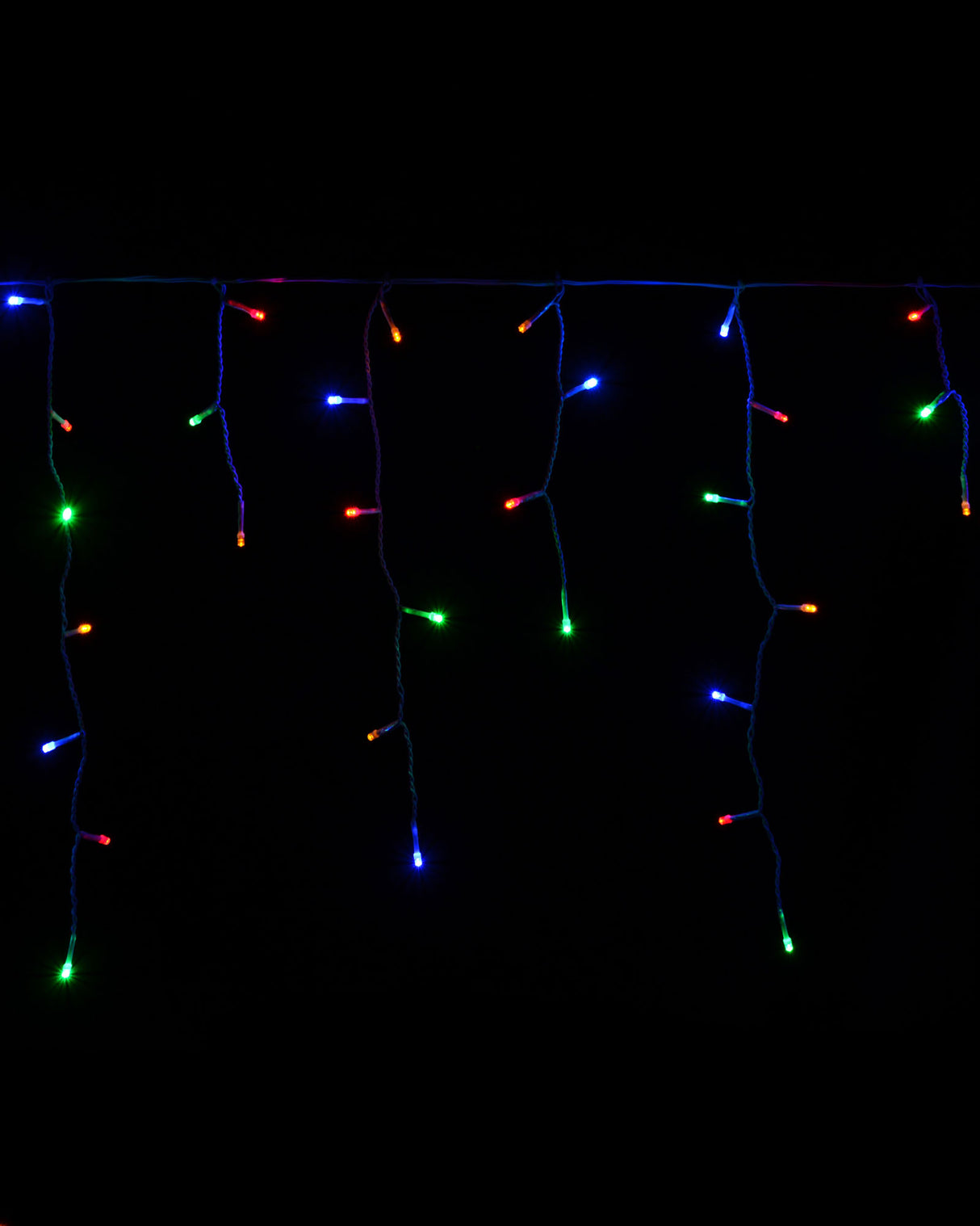 360 Icicle LED Light String, Multi-Coloured, 8.8 m