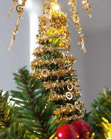 Starburst Christmas Tree Topper, Gold, 32 cm