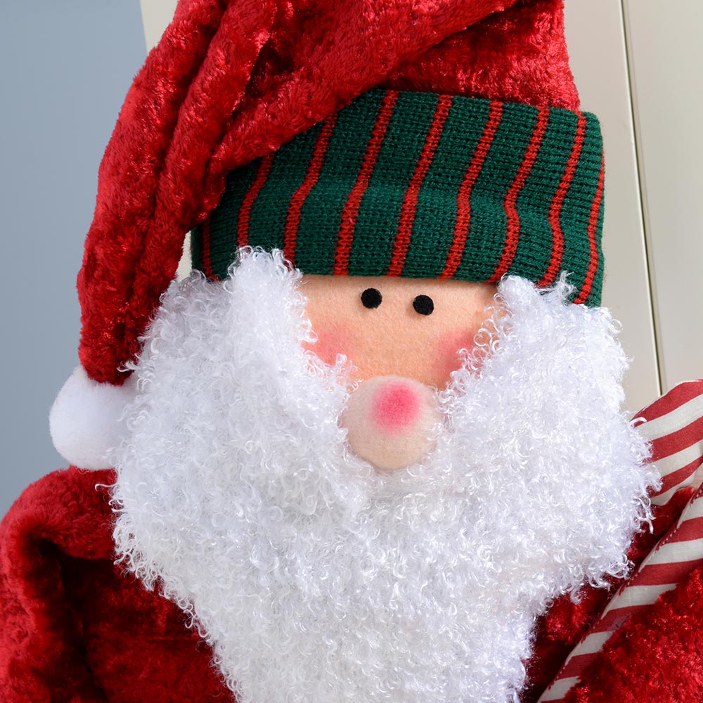 3D Santa Stocking, 55 cm