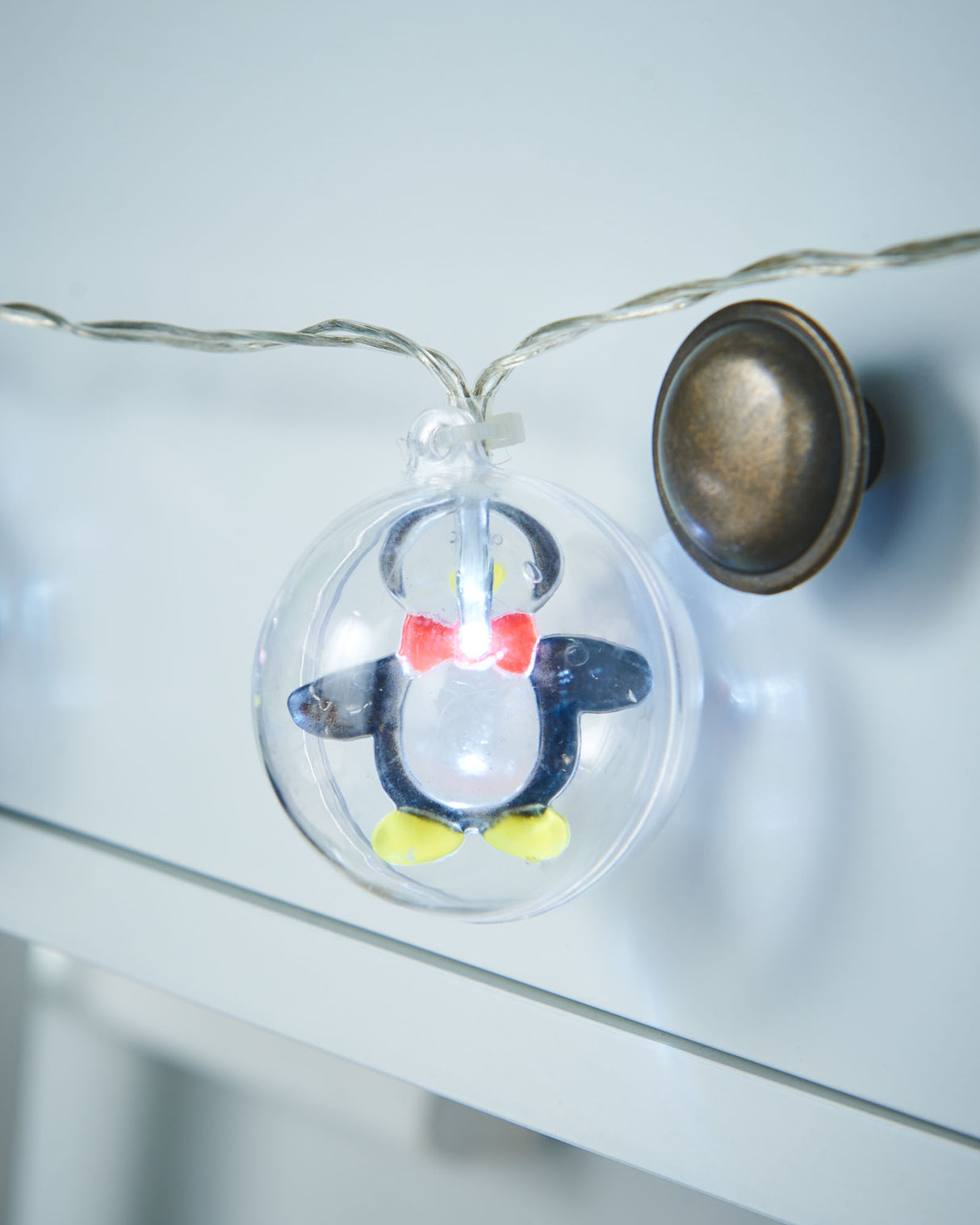 Penguin Bauble LED Light String, 1.8 m