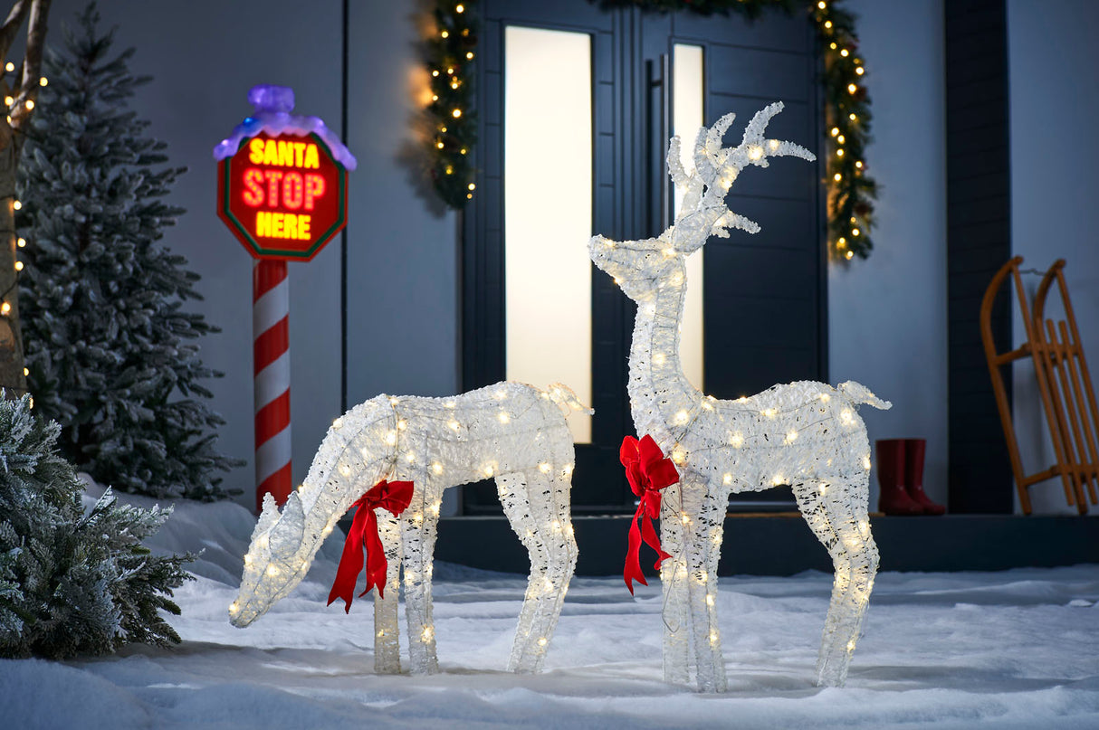 Stag & Deer Reindeer Silhouette, 90 cm