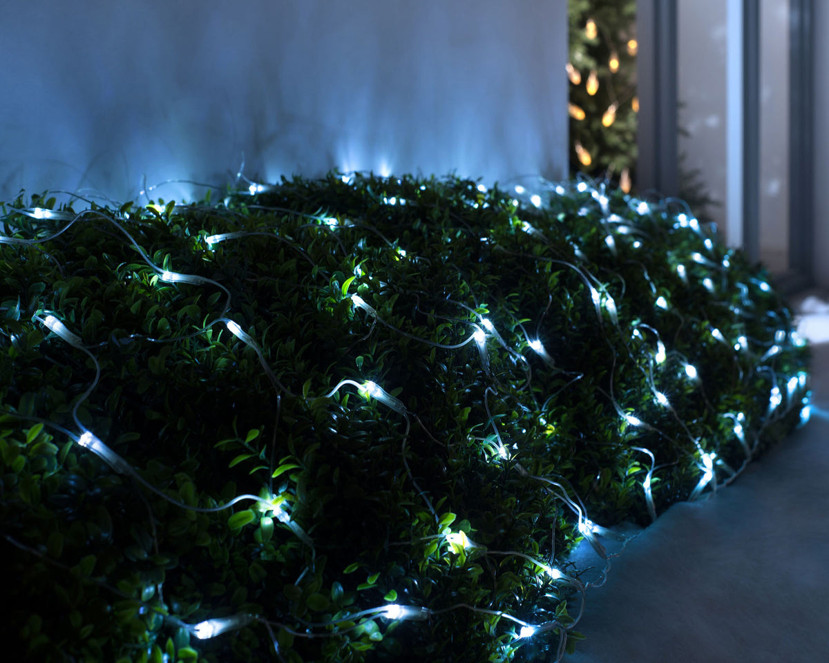 180 LED Connectable Curtain Net Light, Bright White, 1.8 m