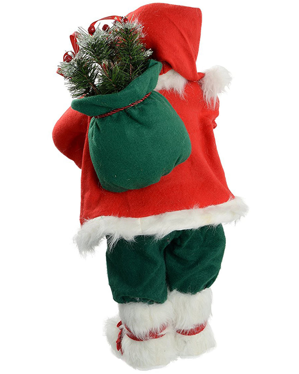 Standing Santa Figurine, Red/Green, 60 cm