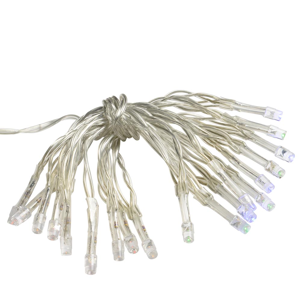 20-Piece Battery Operated Static/ Flash LED String Lights, Warm White